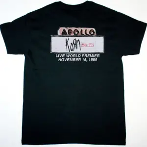 GORILLAZ BAND NEW BLACK T-SHIRT ÖN VE ARAKA BASKILI