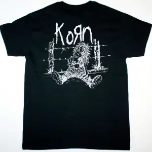 GORILLAZ FACES NEW BLACK T SHIRT ÖN VE ARAKA BASKILI