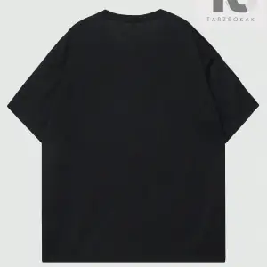 Goth Erkek Alfabe ve Beş Köşeli Yıldız Baskılı T-shirt