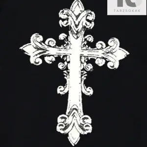 Goth Erkek Harfli ve Grafik Baskılı Tişört