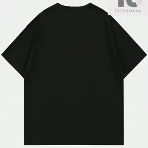 Goth Erkek Kafatası ve Harf Grafikli Tişört