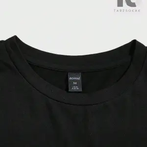 Goth Erkek Mektup ve Kafatası Baskılı Tişört