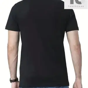 Goth Erkekler Örümcek Harfli Grafik Tişört