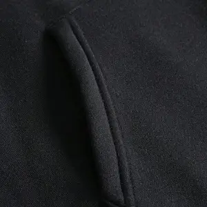 Goth Guys Cross Print Drawstring Lined Hoodie Siyah