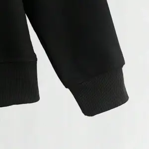 Goth Letter & Skull Print Sweatshirt Siyah