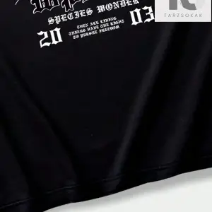 Goth Men Harfli Kartal ve Kaplan Grafikli Tişört