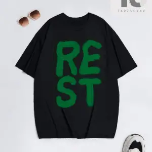 Goth Sloganı Kafatası Grafikli Damla Omuzlu Tişört