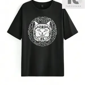 Goth Vintage Mantar Desenli Kısa Kollu Tişört