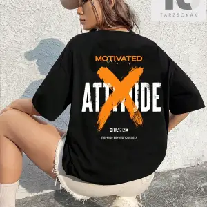 Graffiti Yazılı Baskı Kısa Kollu Tişört