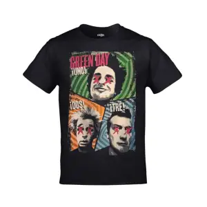 Green Day Uno Dos Tre Baskılı Unisex Siyah