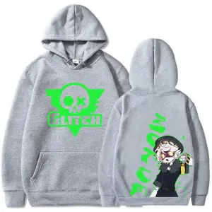 Gri Cinayet Drones Korku Komedi Animasyon Anime Grafik Moletom Feminin