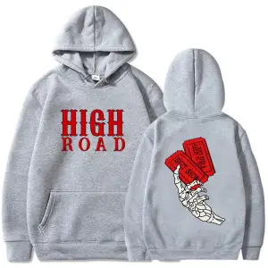 Gri Koe Wetzel Lanet Yakın Normal Tur Yüksek Yol Grafik Sudaderas Con