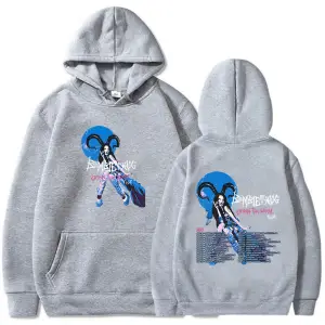 Gri Taç Cadı Turu Bambie Thug kıcı Grafik Rahat