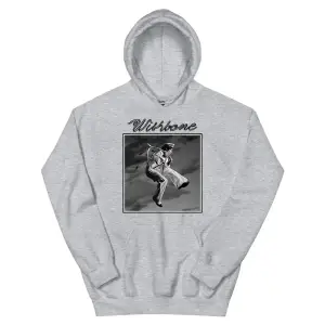 Gri Unisex Conan Gri Salıncaklı Kapüşonlular Rahat Sokak Hip Hop O-Boyun