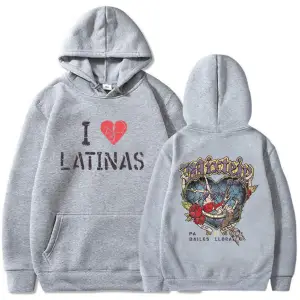 Gri Unisex J Balvin Mixteip Album Print Autumn Fleece