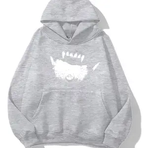 Grillz oversize sweatshirt gri