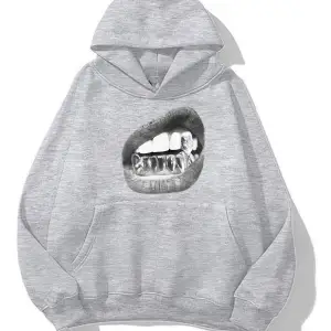 Grillz oversize sweatshirt gri