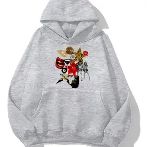 Grillz oversize sweatshirt gri