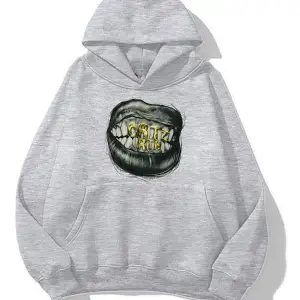 Grillz oversize sweatshirt gri