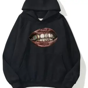 Grillz oversize sweatshirt gri