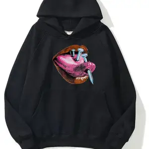 Grillz oversize sweatshirt gri