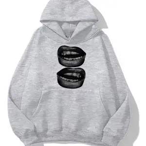 Grillz oversize sweatshirt gri