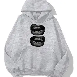 Grillz oversize sweatshirt gri