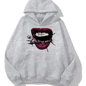 Grillz oversize sweatshirt gri