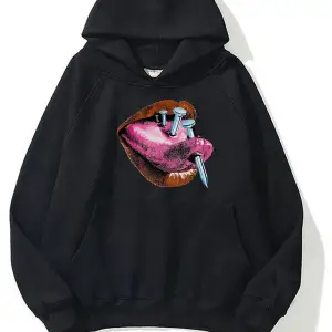 Grillz oversize sweatshirt gri