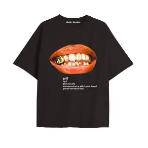 Grillz Tee - T-shirt Siyah