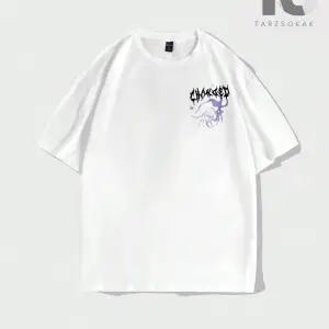 Grunge Punk Erkek Mektup Grafikli Tişört