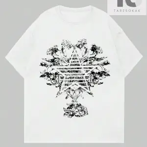 Grunge Punk Erkek Yıldız Baskılı Tişört