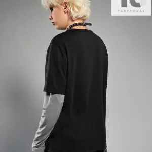 Grunge Punk Harf Grafik Tişört