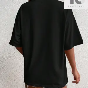 Günlük Baskılı Desen Yuvarlak Yaka Kısa Kollu Bol Kesim Tişört