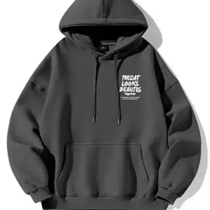 Günlük sokak giyimi kapüşonlu sweatshirt modası Erkek Rahat Kapüşonlu Sweatshirt Hip Hop Kıya