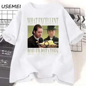 Gurur ve önyargı grafik T shirt ne Exellent kaynamış patates komik Meme T-shirt kadın erkek p 3006