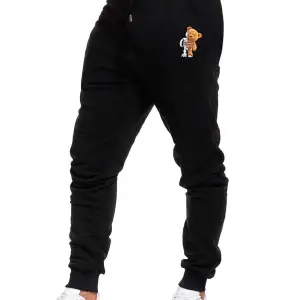 Guys Bear Graphic Drawstring Eşofman Altı