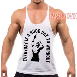Gym Tank Top Fitness Sporcu Atleti GYM2
