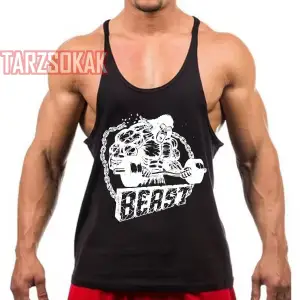 Gym Tank Top Fitness Sporcu Atleti GYM3