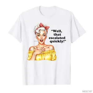 Hadi bu hızla gelişti Retro Pinup Mizah Erkekler Kadınlar için % 100% Pamuklu Tişörtler Kısa