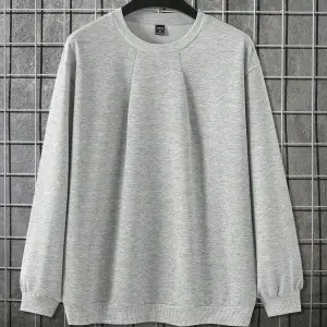 Harajuka Sokakt Manfinity Hypemode Katı Damla Omuz Kazak Gri