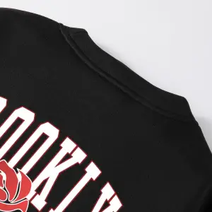 Harajuka Sokakt Oyun Kartı Baskı Siyah