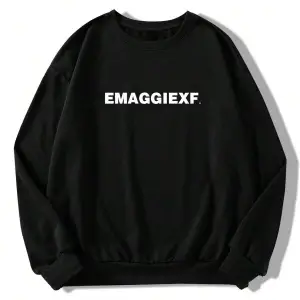 Harfli Grafik Düşük Omuz Oversize Sweat Gri