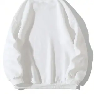 Harfli Grafik Düşük Sweat Beyaz