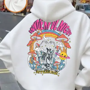 Harika Gece İskelet Baskılar Kapüşonlular Bayan Gevşek Cep Kazaklar Kış Polar Sıcak Tişörtü T