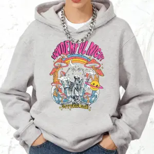 Harika Gece İskelet Kelebek Baskılar Kapüşonlular Pamuk Bayan Kış Sıcak Üstler Koşu Cep Kazak