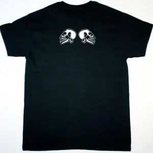 HATEBREED SKULL LOGO NEW BLACK T-SHIRT ÖN VE ARAKA BASKILI