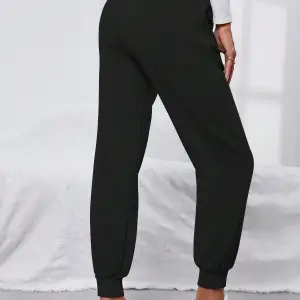 Heart Print Drawstring Waist 4 Mevsim Eşofman