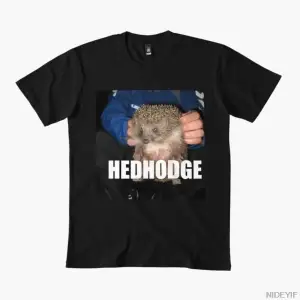 Hedhodge Erkek Kadın Tişörtü %100 Pamuklu Tişörtler Kısa Kollu Üstler 0114-2