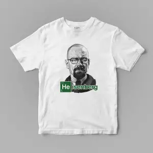 Heisenberg Breaking bad baskılı tişört